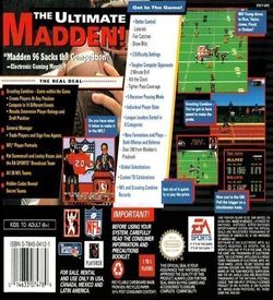 Madden NFL '96 Reviewer Version ROM